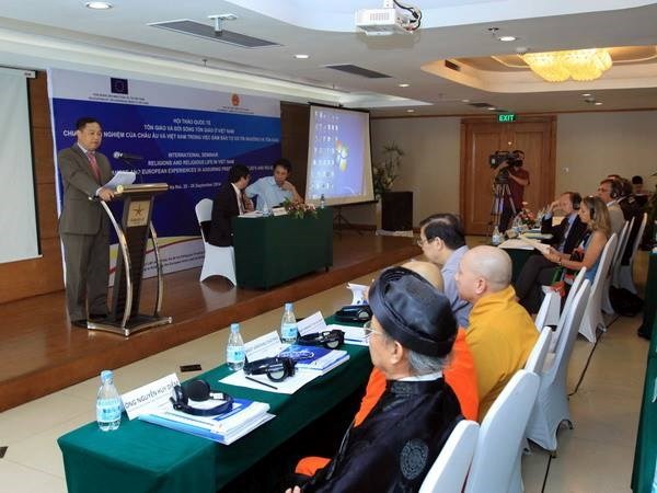 Workshop on religious freedom experience exchanges wraps up - ảnh 1